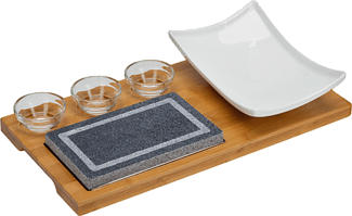 NOUVEL 400141 - Set à pierre chaude (Bois/Gris)