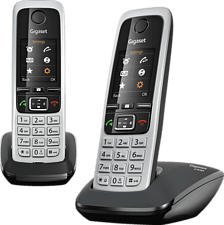 GIGASET C430 Duo - Telefono (Nero/Argento)
