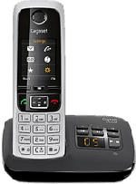 MediaMarkt GIGASET C430A - Téléphone sans fil (Noir/Argent)