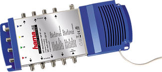 HAMA Lypsi SE - Contacteur satellite multiple (Bleu/Gris)