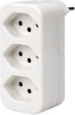 STEFFEN Steko Line - Abzweigstecker (Weiss)