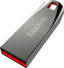 SANDISK Cruzer Force - USB-Stick (32 GB, Silber/Rot)