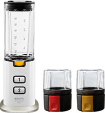 KRUPS KB3031 PERFECT MIX 9000 - Standmixer (Weiss/Grau/Edelstahl gebürstet)