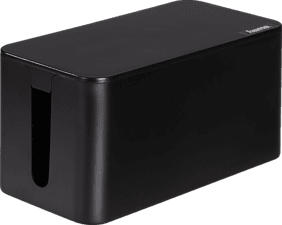 HAMA Boîtier pour câbles Mini, noir - Boîte à câble (Noir)