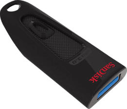 SANDISK Ultra - Clé USB (16 GB, Noir)