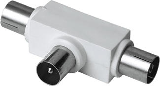 HAMA 00122472 - Antennenverteiler (Weiss/Silber)