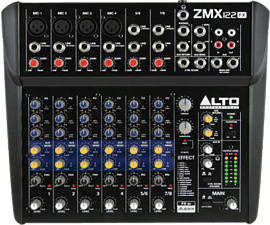 ALTO PROFESSIONAL ZMX122FX - Tâble de mixage DJ (Noir)
