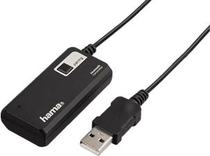 HAMA Twin - Bluetooth Audio Sender (Schwarz)