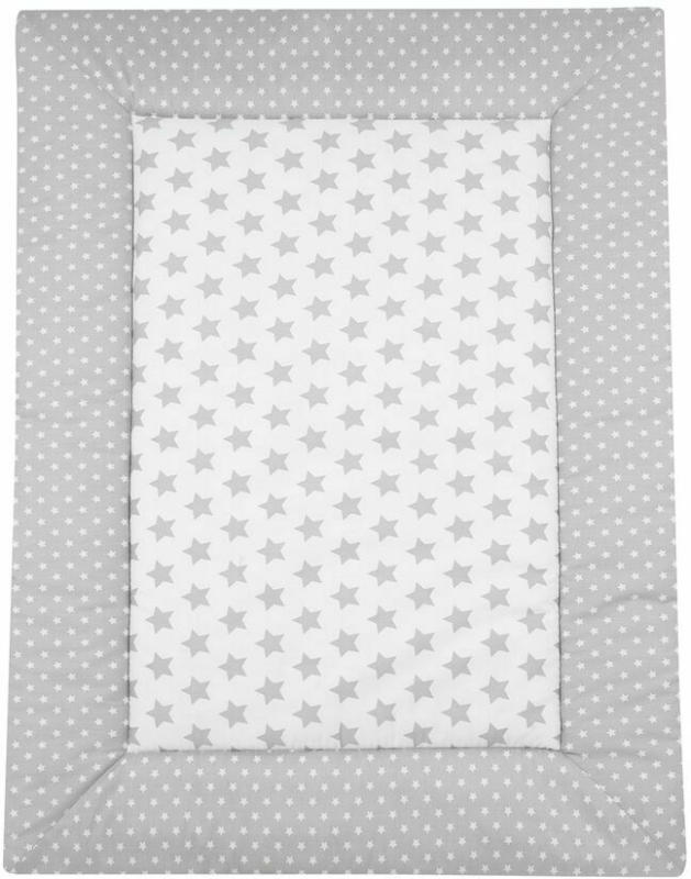Krabbeldecke Stars silber