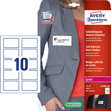 ZWECKFORM L4785-20 NAME LABELS 80X50MM WHITE - (weiß)