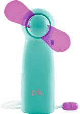 OK OHF 100 - Handventilator (Orange/Gelb/Blau/Rosa)