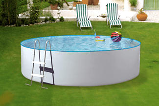 MYPOOL POOLSET SPLASH 3.50X0.90M WHITE - (Weiss)