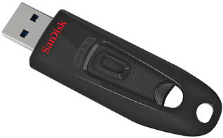 SANDISK ULTRA - clé USB (256 GB, Noir)