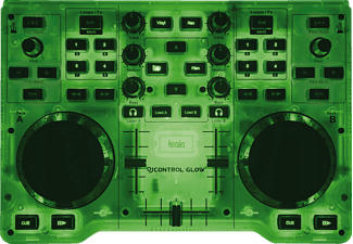 HERCULES DJ Control Glow green - Controllore DJ (Verde)