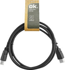 OK OZB 1000 - Câble HDMI haute vitesse. (Noir)