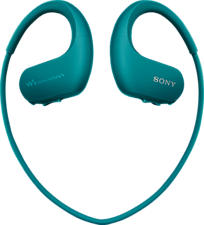 SONY NW-WS413L - Kopfhörer mit internem Speicher (4 GB, Blau)