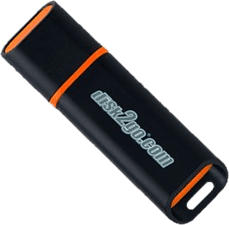 DISK2GO Passion - USB-Stick (256 GB, Schwarz/Grau)