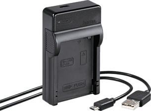 HAMA 00081379 Travel Canon - USB-Ladegerät (Schwarz)