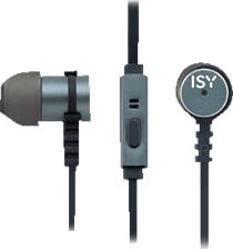 ISY IIE-3000 - Kopfhörer (In-ear, Grau)