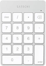 SATECHI Slim wireless rechargeable keypad ST-SALKPS - Zahlentastatur (Silber)