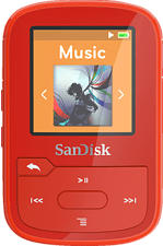 SANDISK Clip Sport Plus - Lecteur MP3 (16 GB, Rouge)