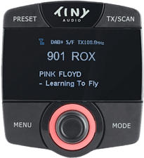 TINY AUDIO C6 - Transmetteur FM (Noir)
