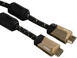 MediaMarkt HAMA 122210 CABLE HDMI PREMIUM M/M 1.5M - HDMI-Kabel (Schwarz/Bronze)