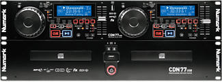 NUMARK CDN77 USB - Contrôleur DJ (Noir)