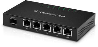 UBIQUITI ER-X-SFP EDGE ROUTER - Router (Nero)