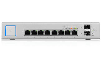 UBIQUITI US-8-150W 8-PORT POE+ - Switch (Silber)