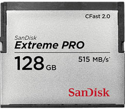 SANDISK CFast ExtremePro 525MB/s - Compact Flash-Speicherkarte (128 GB, 525, Grau)