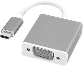 BLANK 12.88.3200 - Adaptateur USB-C vers VGA (Argent)