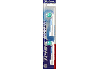TRISA Set 2 pces. Pro Clean DUO - Blanc - Brosses de rechange