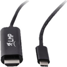 LMP USB-C / Thunderbolt 3 - Câble adaptateur (Noir)