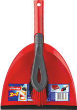 VILEDA 2750 KEHRSCHAUFELSET 2IN1 RED - Kehrschaufelset (Rot/Schwarz)