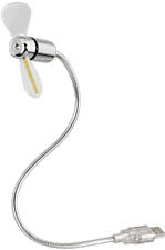 HAMA 12315 - USB-Ventilator (Silber)