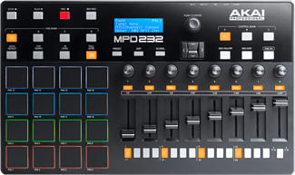 AKAI MPD232 - USB MIDI Pad Controller (Schwarz)