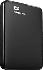 WESTERN DIGITAL Elements Portable - Festplatte (HDD, 1 TB, Schwarz)