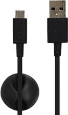 PORT DESIGNS Designs Micro-USB/USB-Kabel - Micro-USB-Kabel (Schwarz)