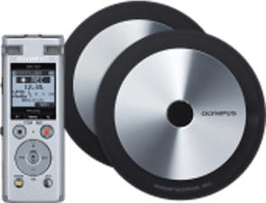 OLYMPUS DM-720 Meet & Record Kit L - Diktiergerät (Silber)