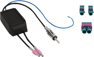 RTA 204.085-0 - Antennendiversity + Phantomeinspeisung (Schwarz)