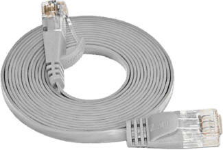 WIREWIN SLIM CAT6 - Patchkabel (Grau)