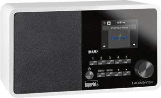 IMPERIAL Dabman i150 - Digitalradio (DAB+, FM, Internet radio, Weiss)