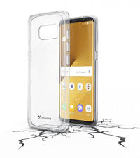 CELLULAR LINE CLEARDUOGALS8PLT - Handyhülle (Passend für Modell: Samsung Galaxy S8+)