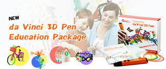 XYZ-PRINTING da Vinci Ausbildungpaket - 3D-Stift (Schwarz/orange)