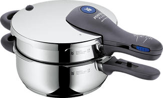 WMF 07.9393.9990 Perfect Plus - Schnellkochtopf (Edelstahl/Schwarz)