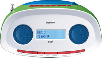 LENCO SCD-70 - Boombox (FM, Mehrfarbig)