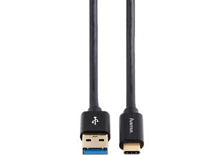 HAMA 135715 CABLE USB-C/A 1M - USB-Kabel (Schwarz)