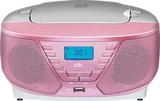 OK ORC 311 - CD-Radio portable (AM, FM, Rose)