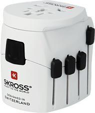 SKROSS PRO World - Reiseadapter (Weiss)